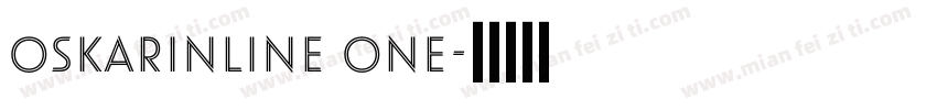 oskarinline one字体转换